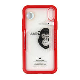 iPhone X/iPhone Xs Cover Gennemsigtig Bagside Stødsikker Rød