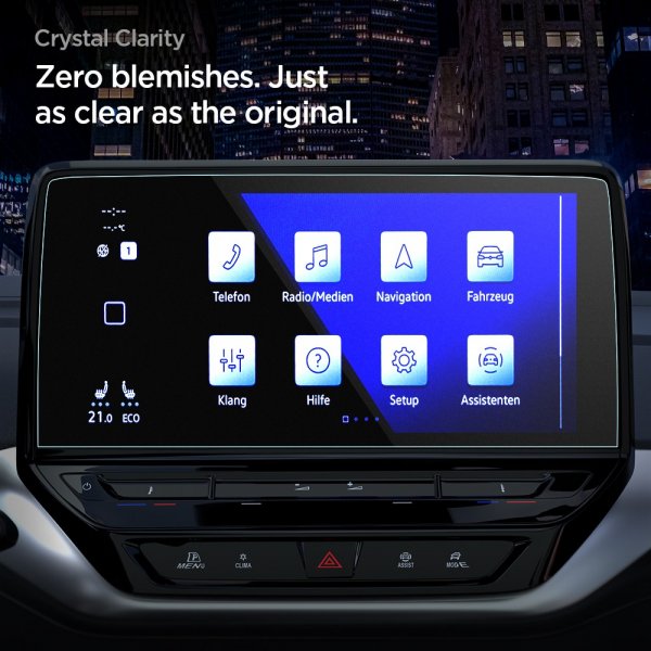Spigen Skærmbeskyttelse GLAS.tR EZ FIT Anti-Glare Volkswagen ID.4 10"