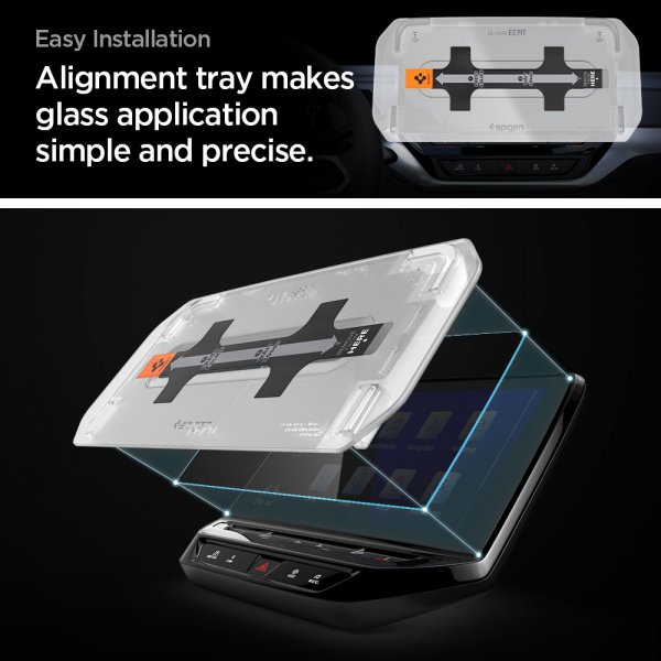 Spigen Skærmbeskyttelse GLAS.tR EZ FIT Anti-Glare Volkswagen ID.4 10"