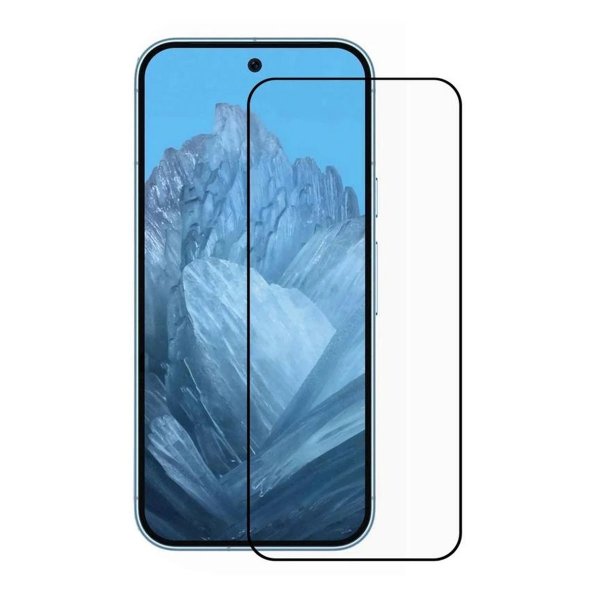 Google Pixel 9 Pro Skærmbeskyttelse Hærdet Glas Fuld Dækning