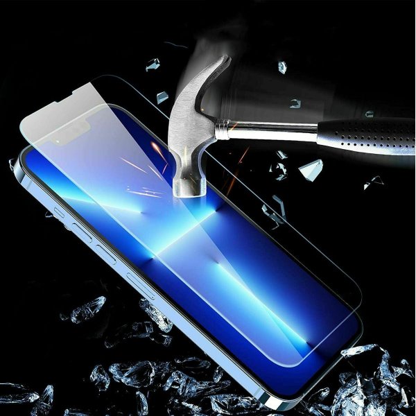 iPhone 13/13 Pro/14/16e/17e Skærmbeskyttelse Hærdet Glas