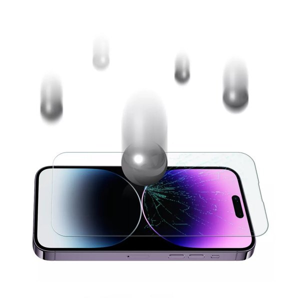 iPhone 14 Pro Max Skærmbeskyttelse Hærdet Glas