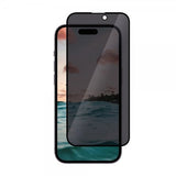iPhone 15 Pro Max Skærmbeskyttelse Hærdet Glas 3D Privacy