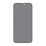 iPhone 15/iPhone 16 Skærmbeskyttelse Hærdet Glas 3D Privacy
