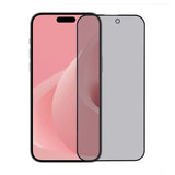 iPhone 16 Pro/iPhone 17 Skærmbeskyttelse Hærdet Glas Privacy