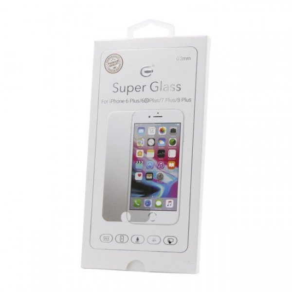 iPhone 6/6S Plus/iPhone 7 Plus/iPhone 8 Plus Skærmbeskytter Hærdet Glas 0.2mm