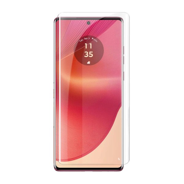 Motorola Edge 50 Fusion Skærmbeskytter UV-lys Hærdet Glas