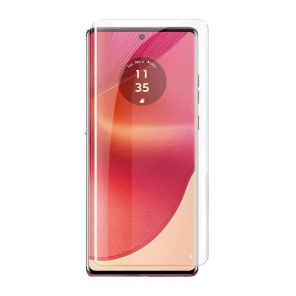 Motorola Edge 50 Neo Skærmbeskyttelse UV-Lys Hærdet Glas