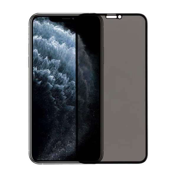 iPhone 11 Pro/iPhone X/Xs Skærmbeskytter Hærdet Glas 3D Privacy