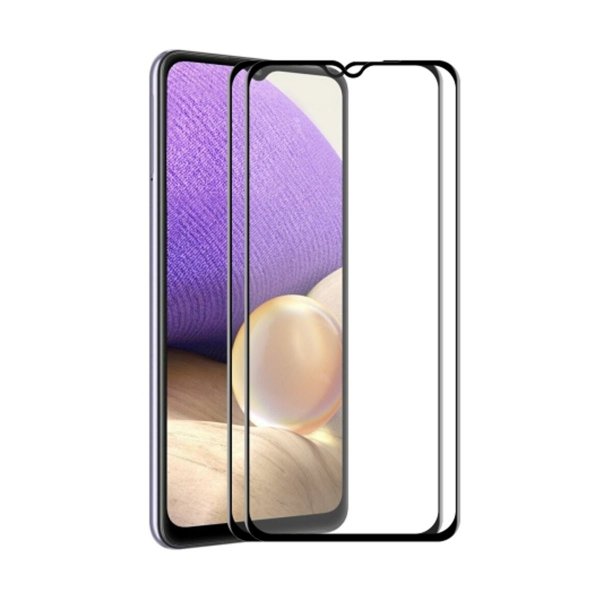 Samsung Galaxy A32 5G Skærmbeskyttelse Hærdet Glas Sort