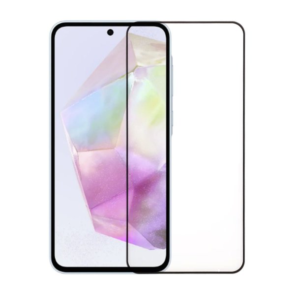 Samsung Galaxy A36 Skærmbeskyttelse Hærdet Glas Aluminium ramme
