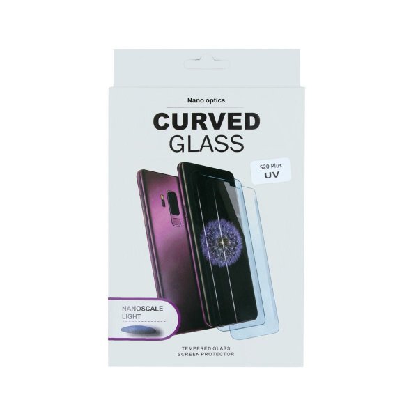 Samsung Galaxy S20 Plus Skærmbeskyttelse UV-Lys Hærdet Glas