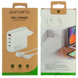 4smarts Skrivebordslader GaN Flex Pro 100W 3 USB-C+1 USB-A