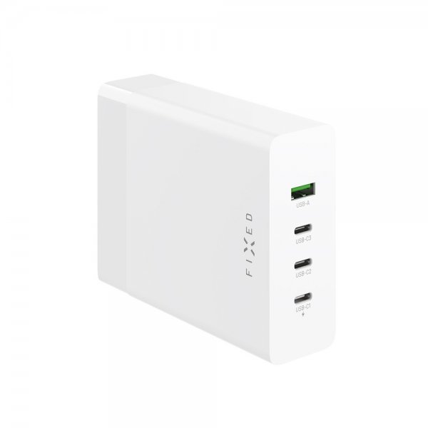 Fast Skrivebordslader GaN200 Charging Dock 3xUSB-C & 1xUSB-A