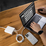 Fast Skrivebordslader GaN200 Charging Dock 3xUSB-C & 1xUSB-A