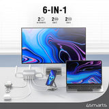 4smarts Skrivebordsoplader USB-C/A Power Strip Desk GaN 65W