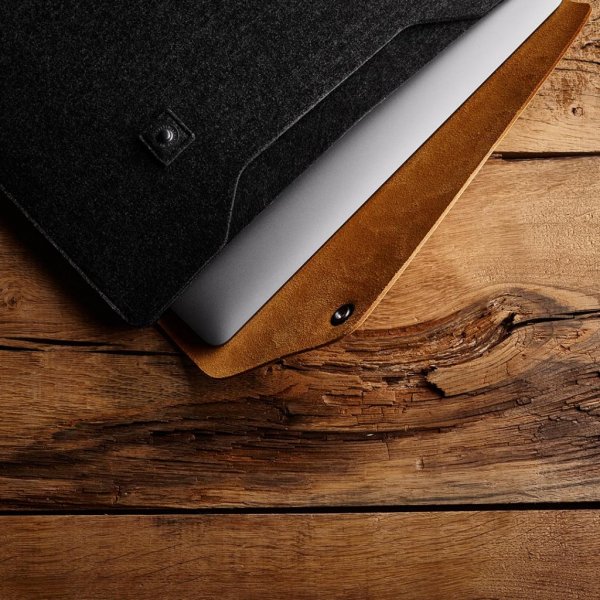 Mujjo MacBook Sleeve 13" Sort