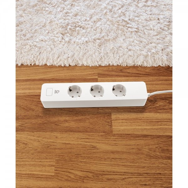 Deltaco Smart Home Smart stikdåse WiFi 3xCEE 7/3 & 2xUSB-A 1.5m