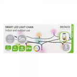 Deltaco Smart Home LED Lyskæde 5m IP44 RGB