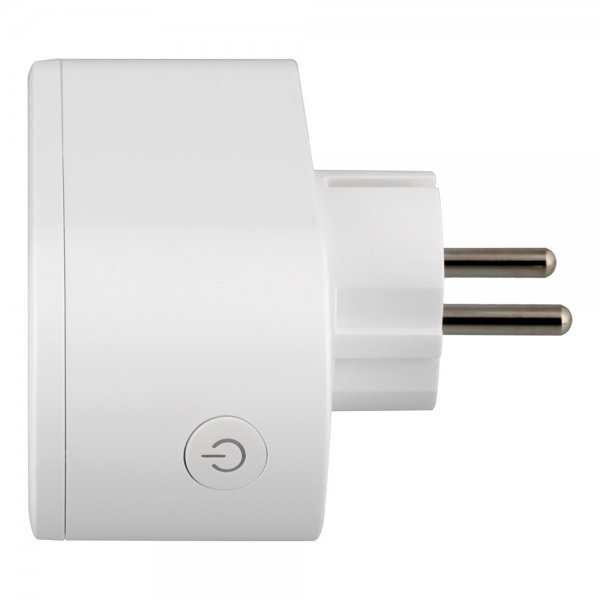 Deltaco Smart Home Smart Plug med dobbeltudtag og energiovervågning
