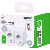 Deltaco Smart Home Smart Plug WiFi 2.4GHz 2-pak