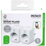 Deltaco Smart Home Smart Plug WiFi 2.4GHz 2-pak