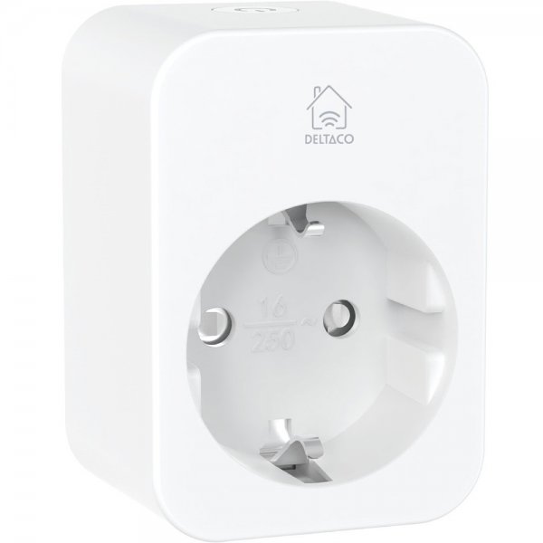 Deltaco Smart Home Smart stikkontakt med energiovervågning