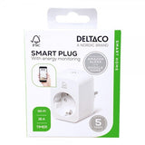 Deltaco Smart Home Smart stikkontakt med energiovervågning