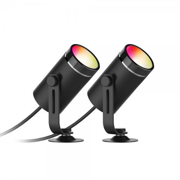 Deltaco Smart Home Smart Havebelysning RGB 2-pak
