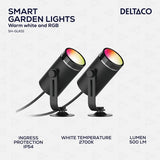 Deltaco Smart Home Smart Havebelysning RGB 2-pak