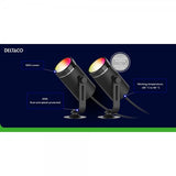 Deltaco Smart Home Smart Havebelysning RGB 2-pak