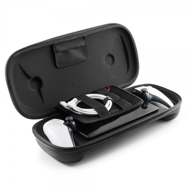 Spigen Sony PlayStation Portal Etui Klasden Pouch Charcoal Gray