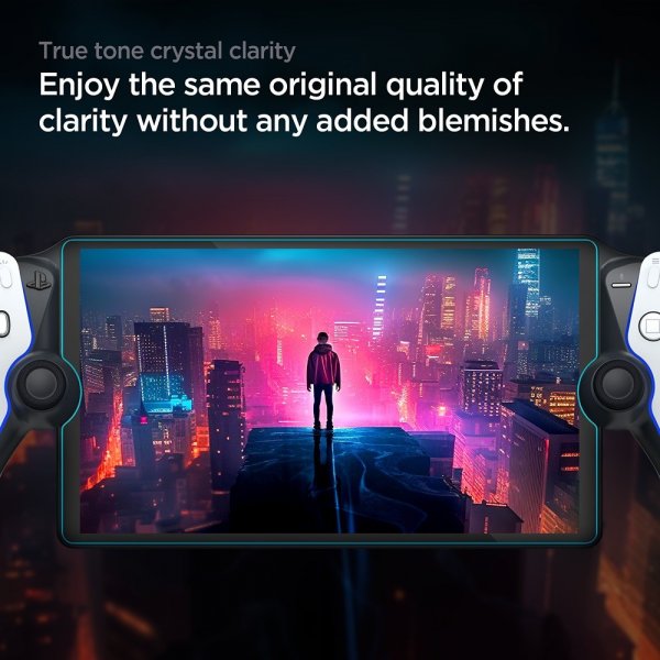 Spigen Sony PlayStation Portal Skærmbeskyttelse GLAS.tR EZ Fit