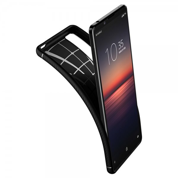 Spigen Sony Xperia 1 II Cover Rugged Armor Matte Black