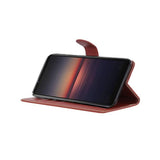 Sony Xperia 1 III Cover med Stativ Brun