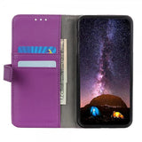 Sony Xperia 1 III Cover Litchi Lilla