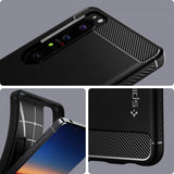 Spigen Sony Xperia 1 III Cover Rugged Armor Mat Sort