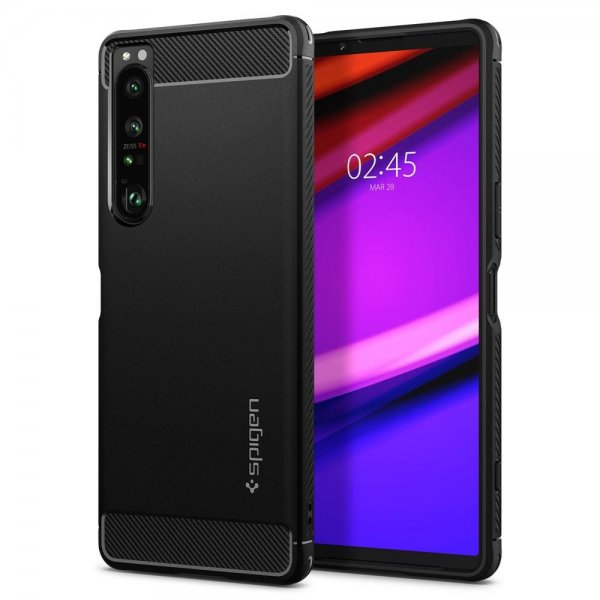 Spigen Sony Xperia 1 IV Cover Rugged Armor Mat Sort