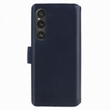 Nordic Covers Sony Xperia 1 V Cover Essential Leather Heron Blue