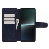 Nordic Covers Sony Xperia 1 V Cover Essential Leather Heron Blue