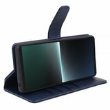 Nordic Covers Sony Xperia 1 V Cover Essential Leather Heron Blue