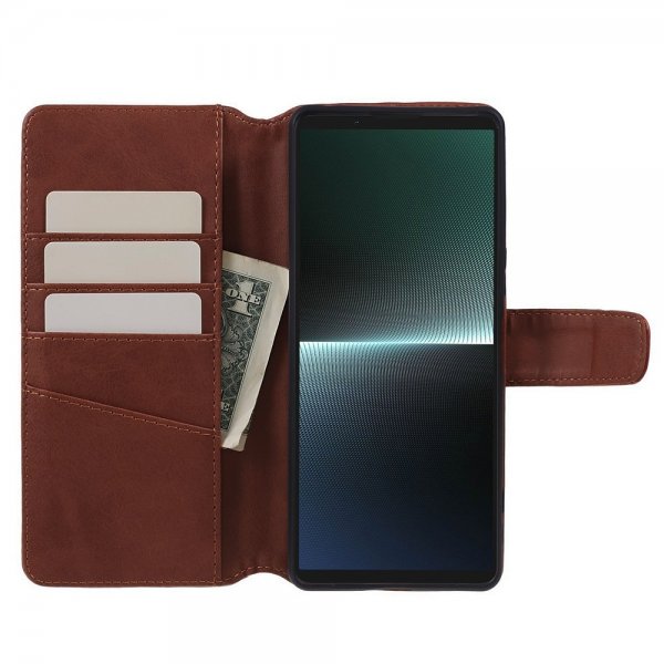Nordic Covers Sony Xperia 1 V Cover Essential Læder Maple Brown