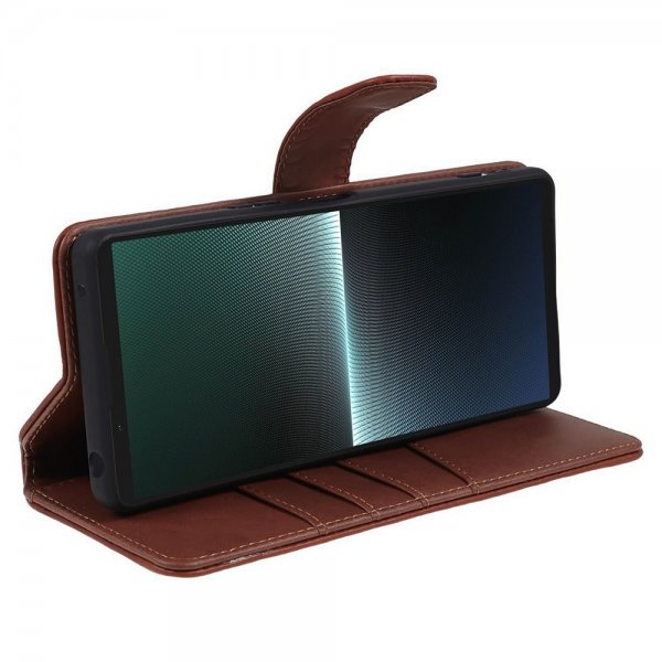 Nordic Covers Sony Xperia 1 V Cover Essential Læder Maple Brown