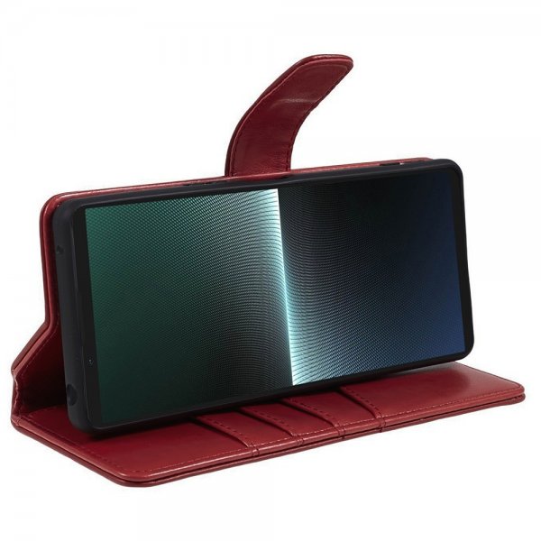Nordic Covers Sony Xperia 1 V Cover Essential Læder Poppy Red