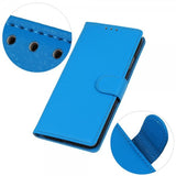 Sony Xperia 1 V Cover Litchi Blå