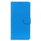 Sony Xperia 1 V Cover Litchi Blå