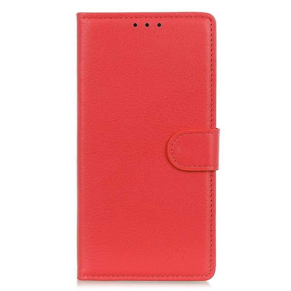 Sony Xperia 1 V Cover Litchi Rød