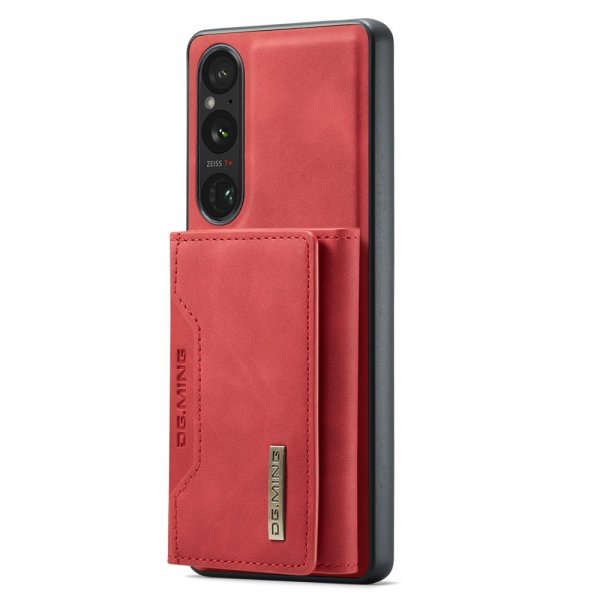 Dg.Ming Sony Xperia 1 V Cover M2 Series Aftagelig Kortholder Rød