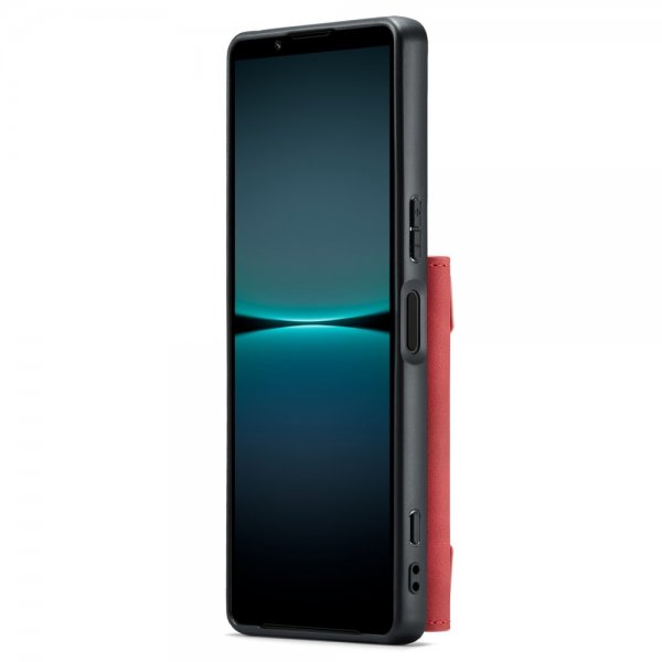 Dg.Ming Sony Xperia 1 V Cover M2 Series Aftagelig Kortholder Rød