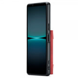Dg.Ming Sony Xperia 1 V Cover M2 Series Aftagelig Kortholder Rød